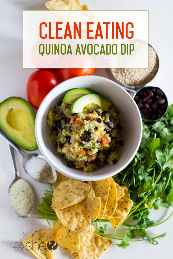 Clean Eating Quinoa Avocado Dip