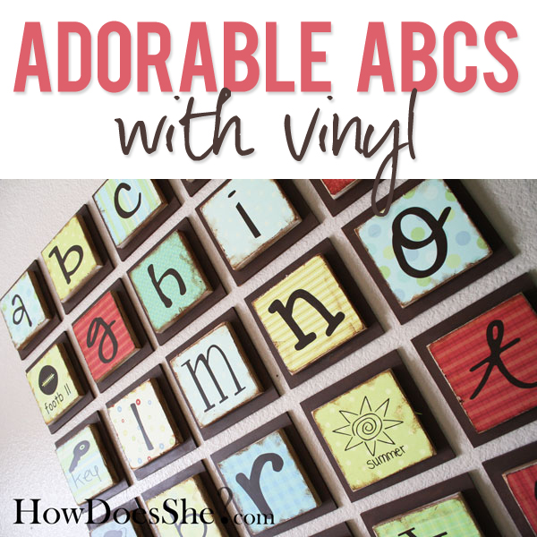 ABC's with Vinyl