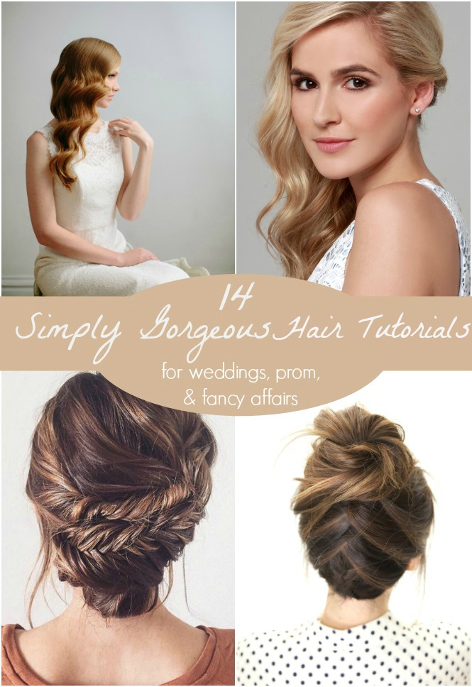 14 Simply Gorgeous Hair Tutorials for Weddings, Prom, & Fancy Affairs | How  Does She