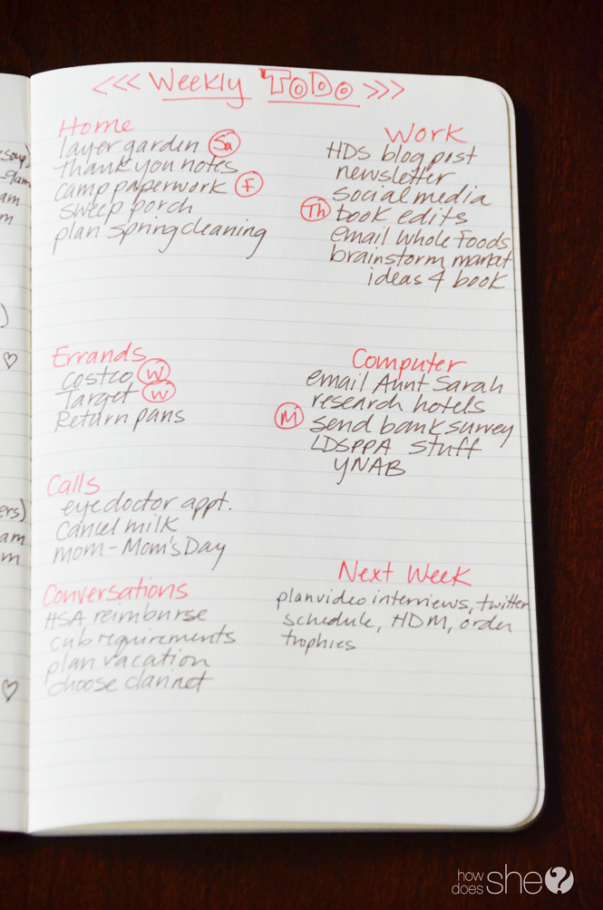 7 Tips to organize your life with a simple notebook (10)