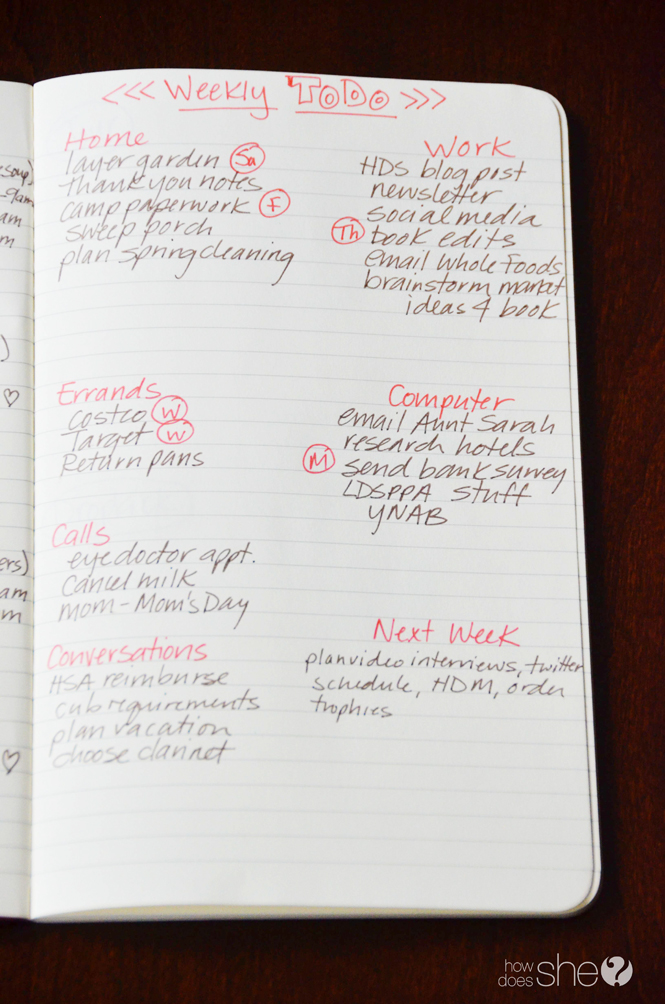 Organize Your Life with a Simple Notebook: 7 Simple Tips