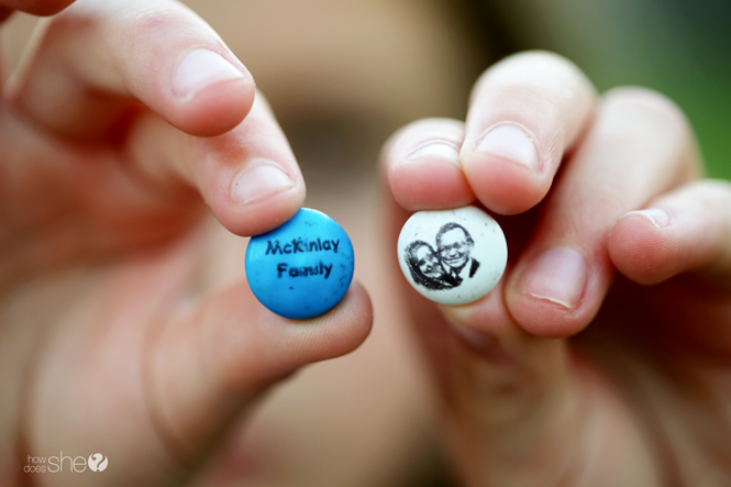 personalized m&m bags