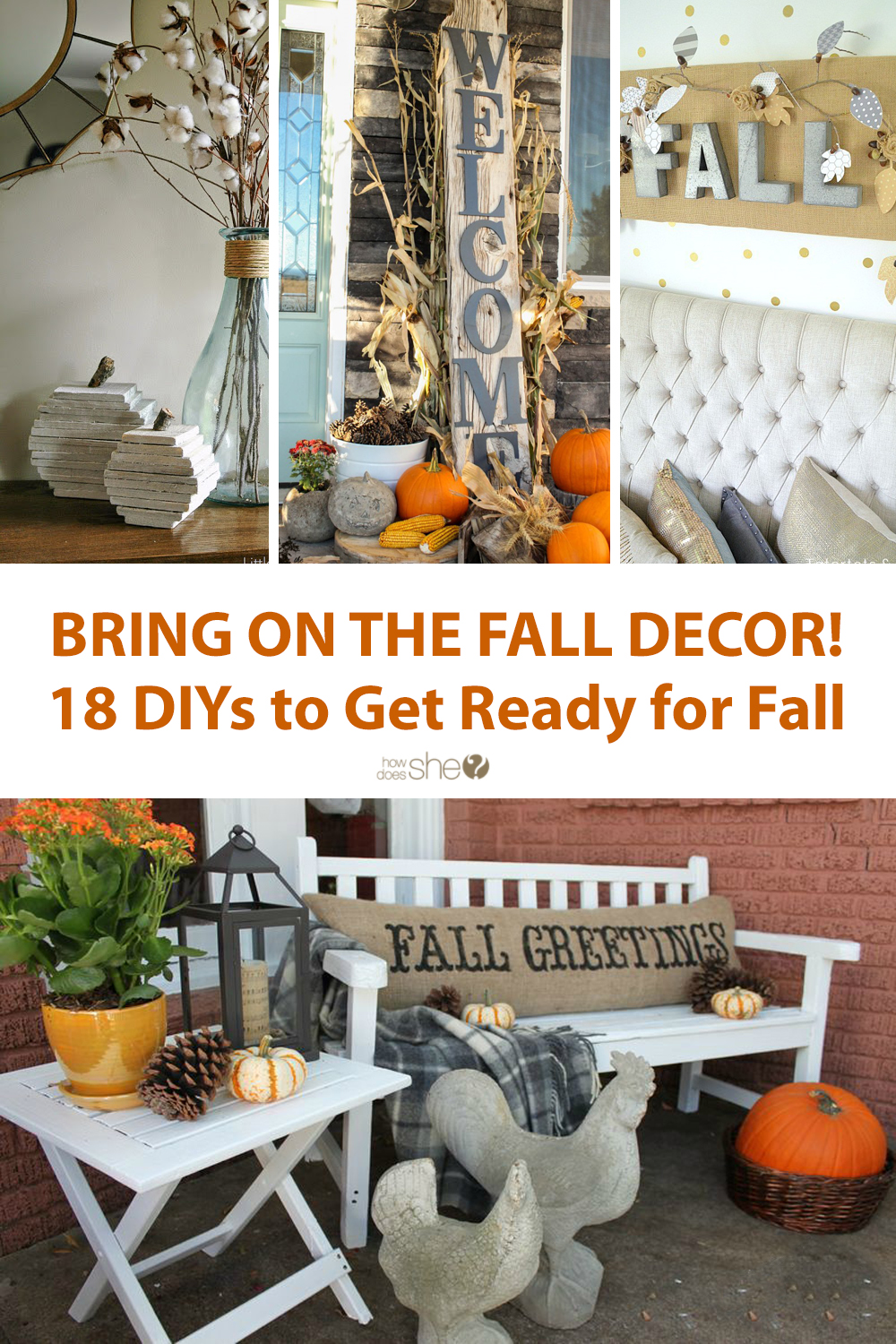 Bring on the Fall Decor! 18 DIYs to Get Ready for Fall