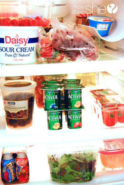 refrigerator contents can be gross