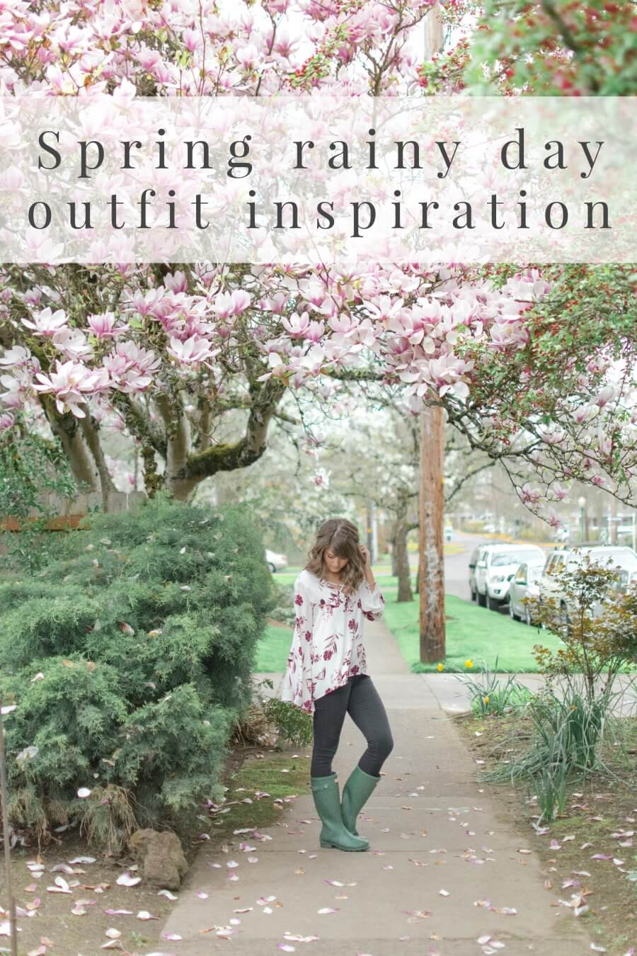 Spring Rain Items Rainy Day Outfit Inspiration For Spring