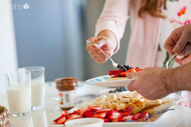 Mom’s Famous Saturday Morning Waffles with Nutella® Hazelnut Spread - How Does She