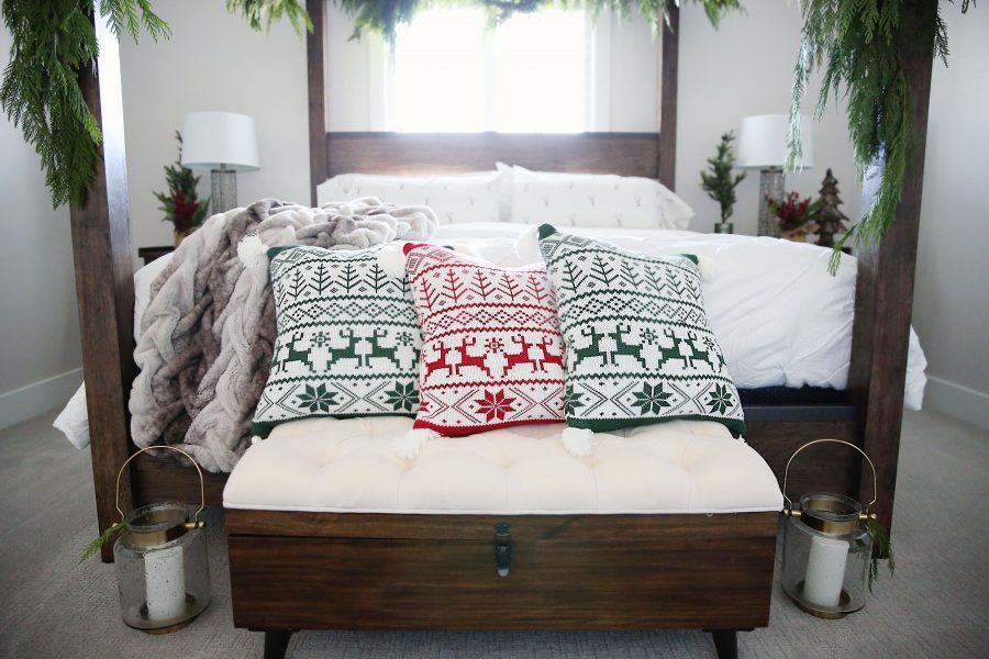 Getting Ready for Guests: A Rustic Holiday Bedroom