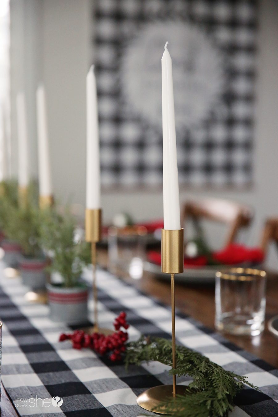Welcoming Holiday Guests with a Rustic Tablescape from Walmart