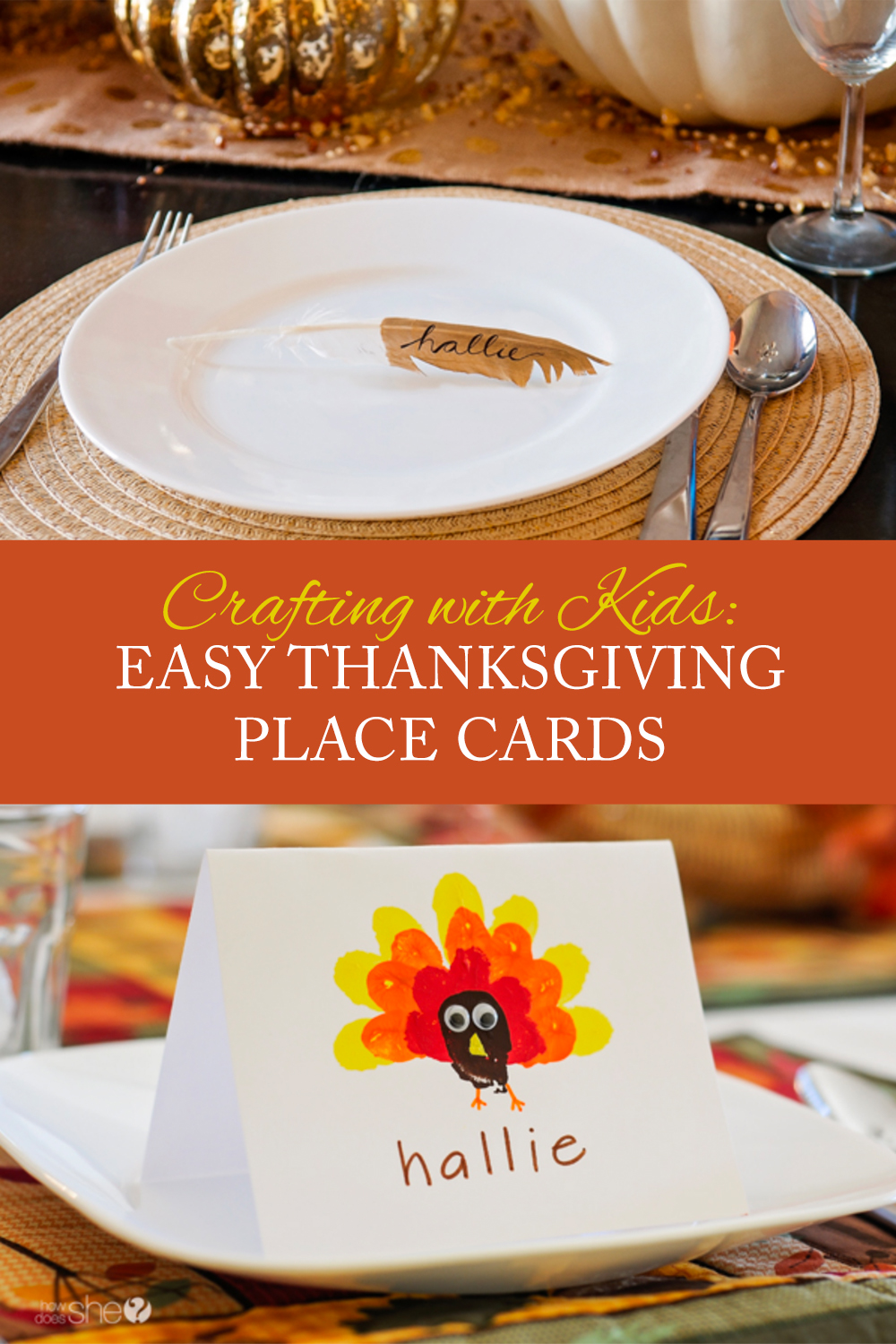 Crafting with Children: Straightforward Thanksgiving Place Playing cards | Digital Noch