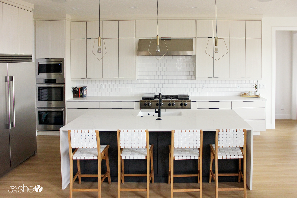 New Modern Kitchen Reveal and BlueStar Range Review How Does She