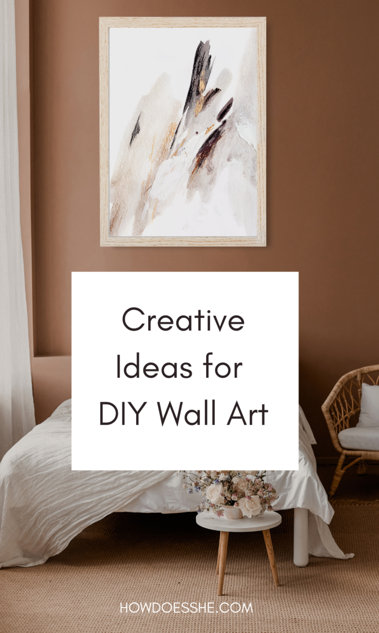 Creative Ideas for DIY Wall Art | How Does She