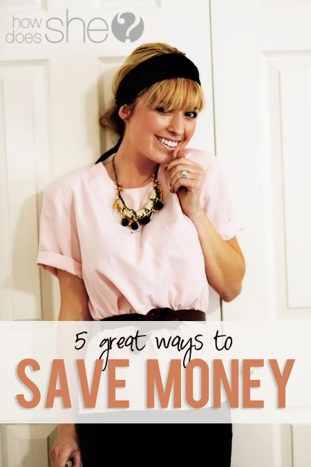 5 ways to save money