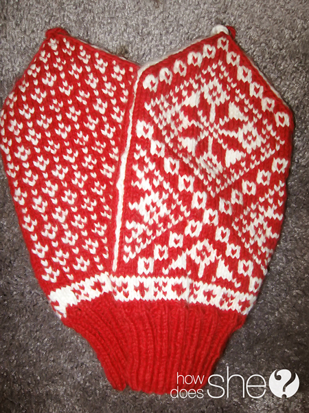 Precious mitten pattern