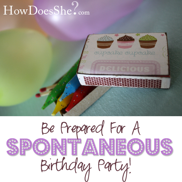 spontaneous birthday