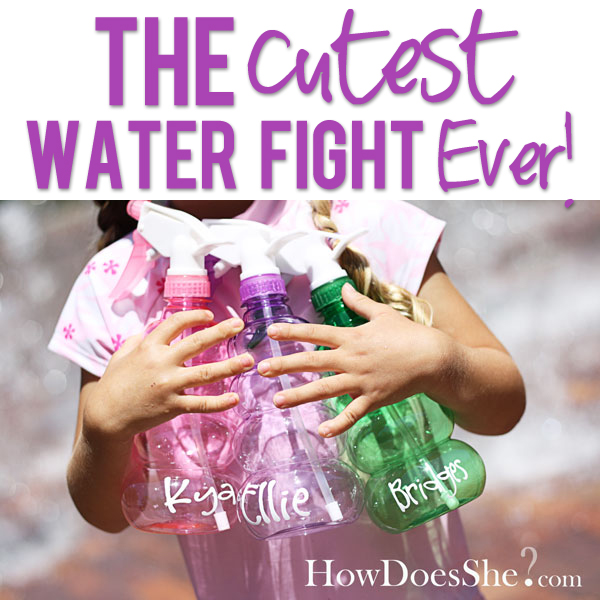 THE Cutest Water Fight Ever.