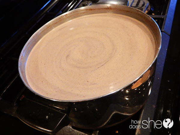 Creamy crockpot hot chocolate