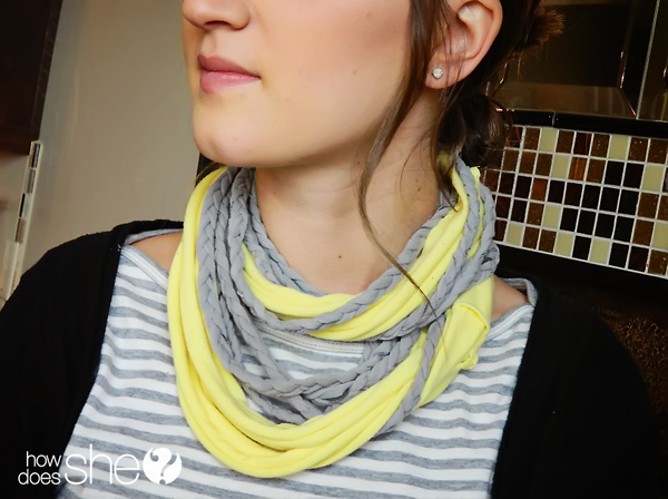 DIY TShirt Scarf