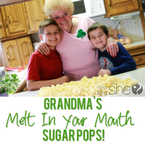 Grandmas melt in your mouth sugar pops