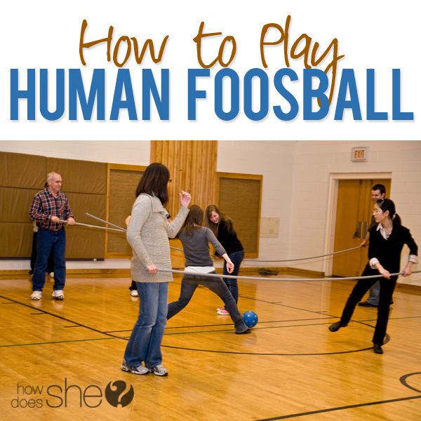 How to Play Human Foosball