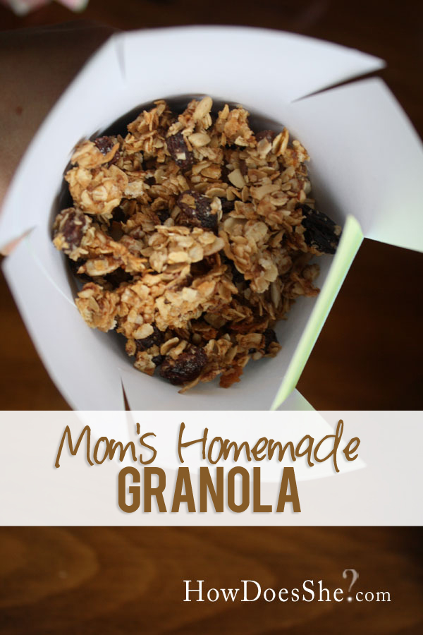 Moms Homemade Granola