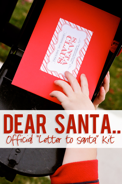 Official Letter to Santa Kit