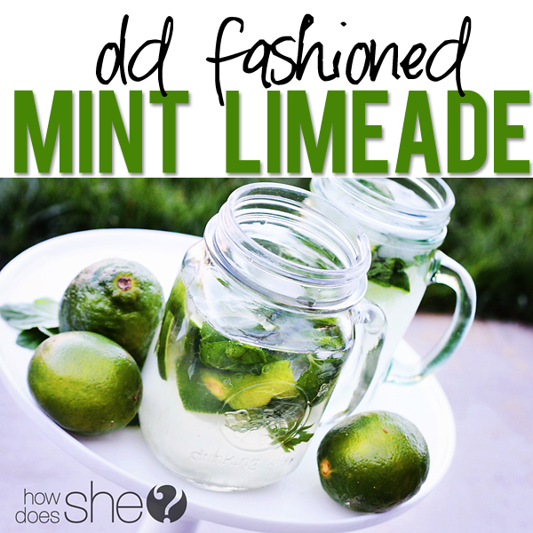 Old Fashioned Mint Limeade