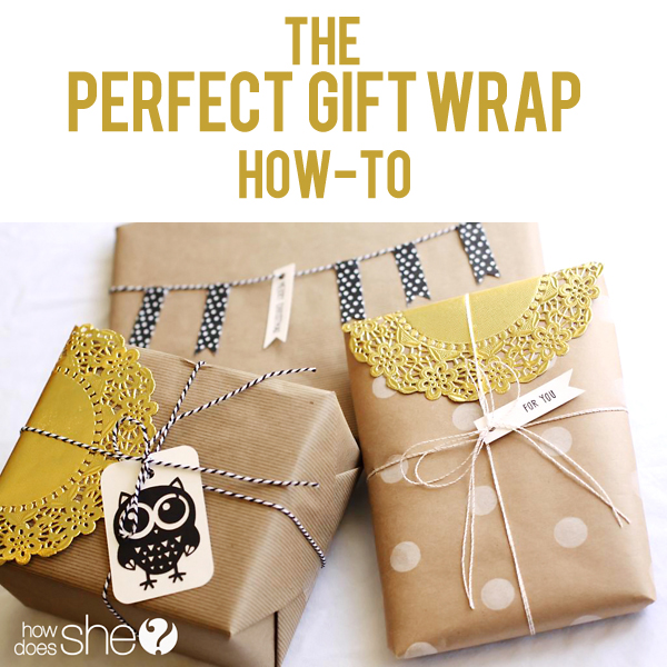 Perfect gift wrap and accessories
