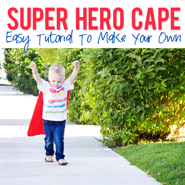 How To Make A Cape Diy Superhero Cape Tutorial - superhero kids playing roblox