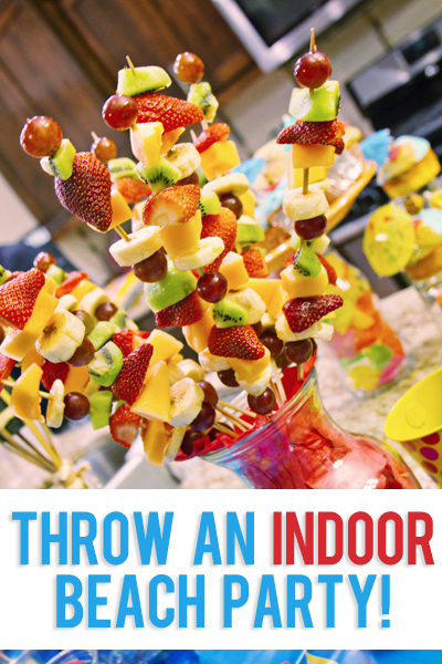 Beat the Winter Blues, Throw and Indoor Beach Party