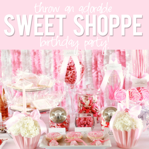 Stunning sweet shop birthday party