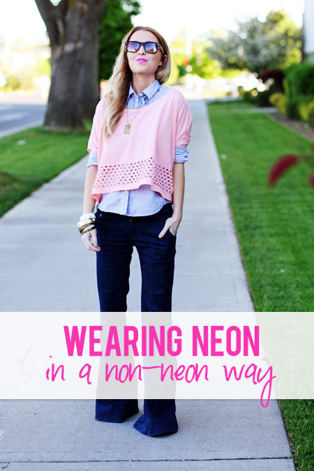 Wearing neon in a non-neon way