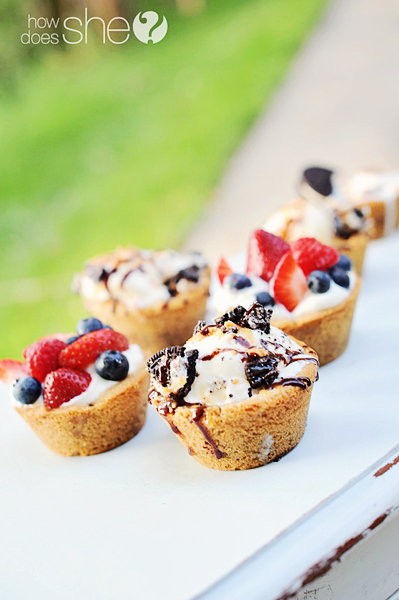 chocolate chip cookie bowls