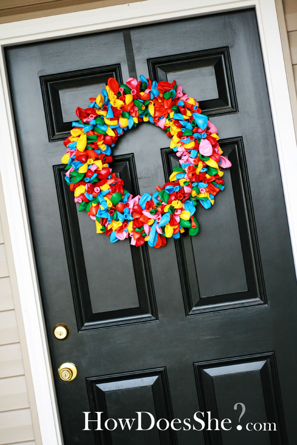 birthday wreath