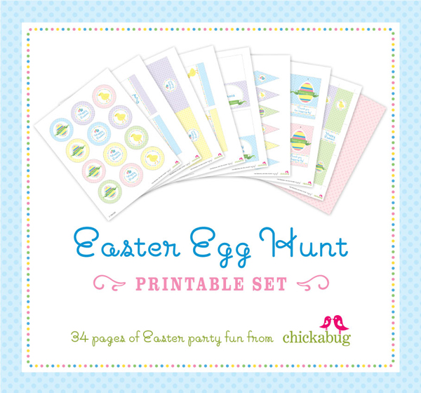 Printable easter egg hunt kit