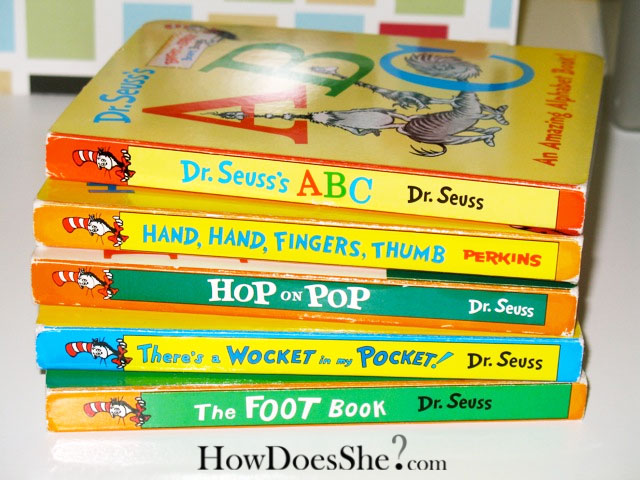 Dr Seuss themed toddler boy room