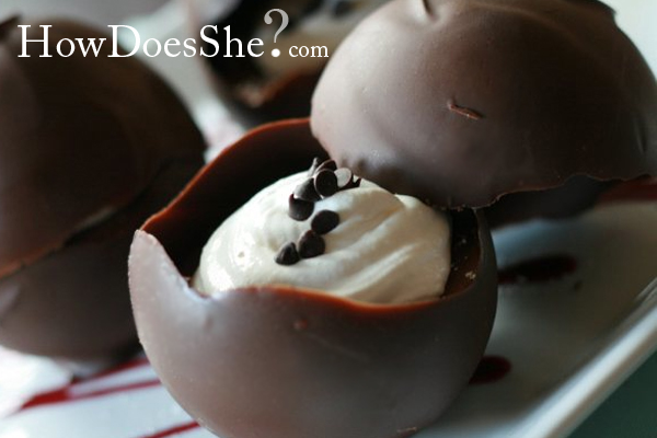 Chocolate Mousse Easter Egg For Two