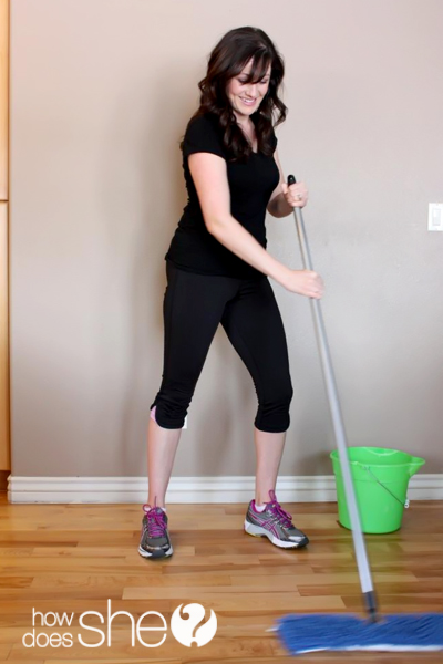 house cleaning fitness