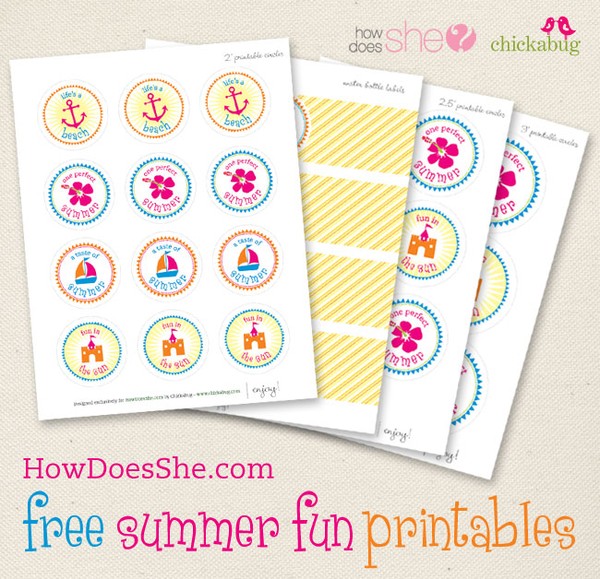 FREE Summer Fun Printables