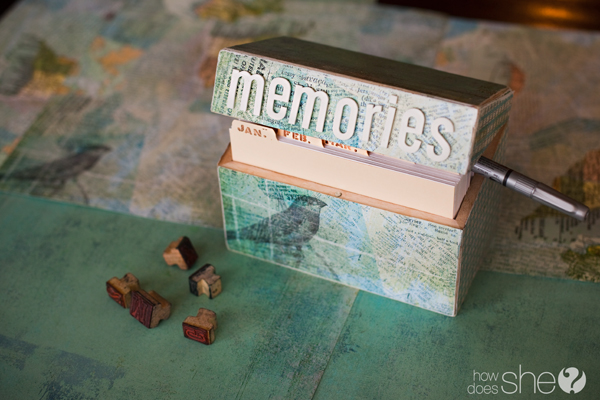 How to make a Memory Box