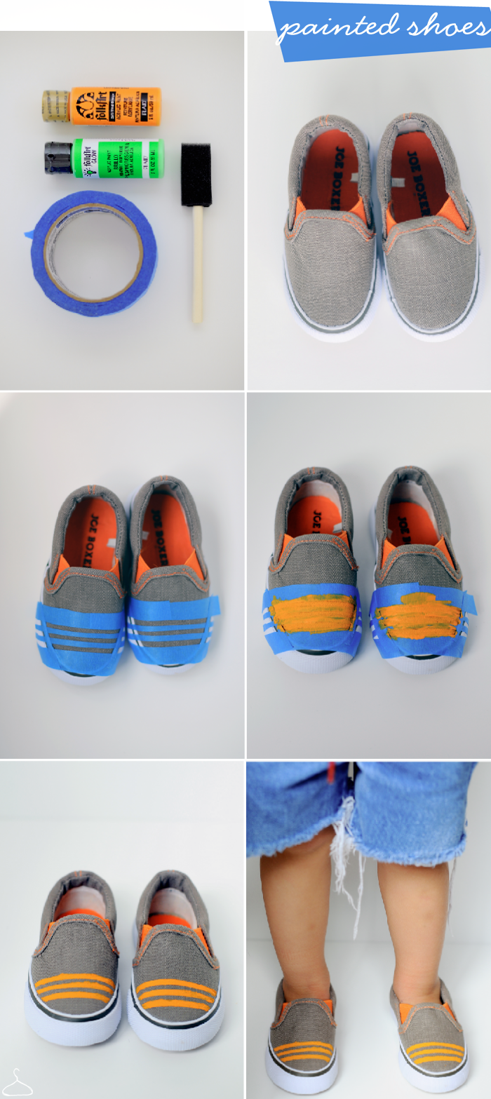 painted shoes