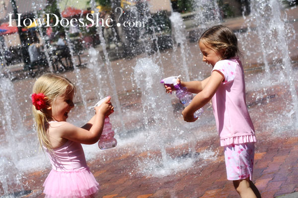 THE Cutest Water Fight Ever.